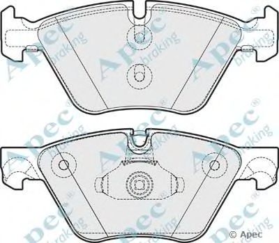 APEC BRAKING pad1789 -  Комплект тормозных колодок, дисковый тормоз